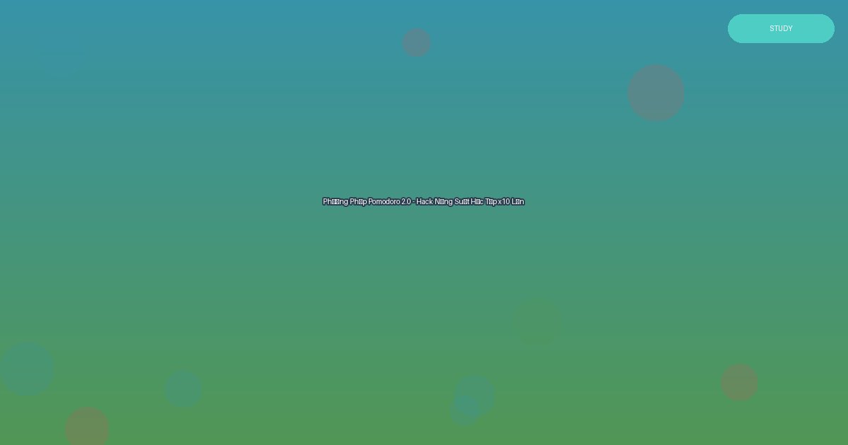 Pomodoro Method 2.0 - 10x Study Productivity